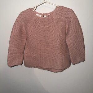 Zara Blush Crew Neck Sweater